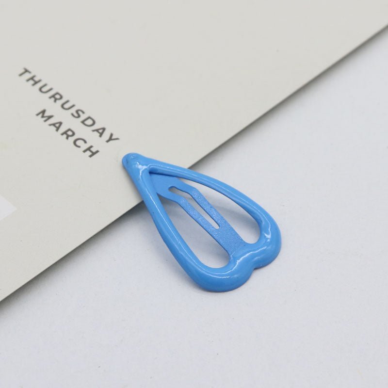 Oil Dripping Spray Paint Side Clip Bang Clip Love Children's Hair Accessories - Mode & More