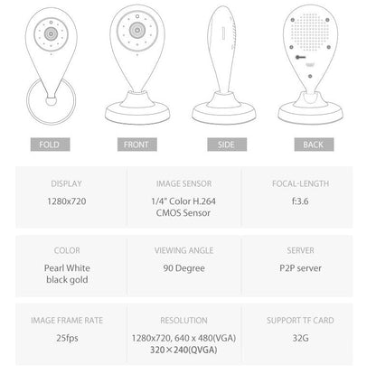 1080P HD Wireless Mini Security WiFi Camera - Mode & More