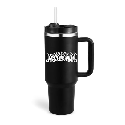 40 Oz Tumbler With Handle Straw Insulated, Stainless Steel Spill Proof Vacuum Coffee Cup Tumbler With Lid Tapered Mug Gifts For Valentine Lover Suitable For Car Gym Office Travel - Mode & More