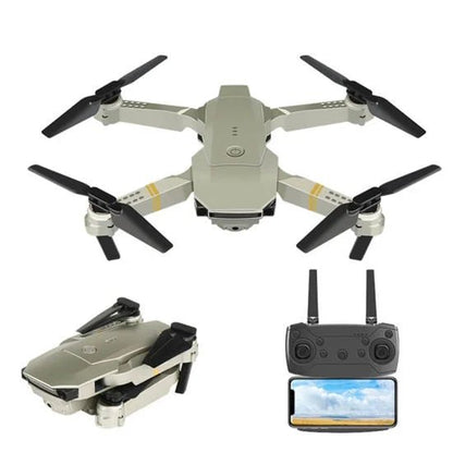 4K HD Dual Camera RC FPV WiFi Portable Wide Angle Foldable Quadcopter Drone - Mode & More