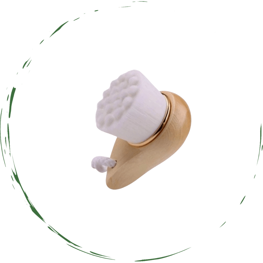 Facial Brush with Bamboo Handle - Mode & More