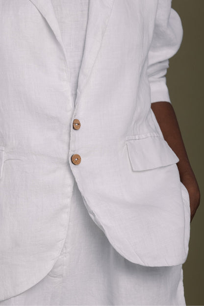 Hemp Three Piece Set in White - Mode & More