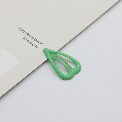 Oil Dripping Spray Paint Side Clip Bang Clip Love Children's Hair Accessories - Mode & More