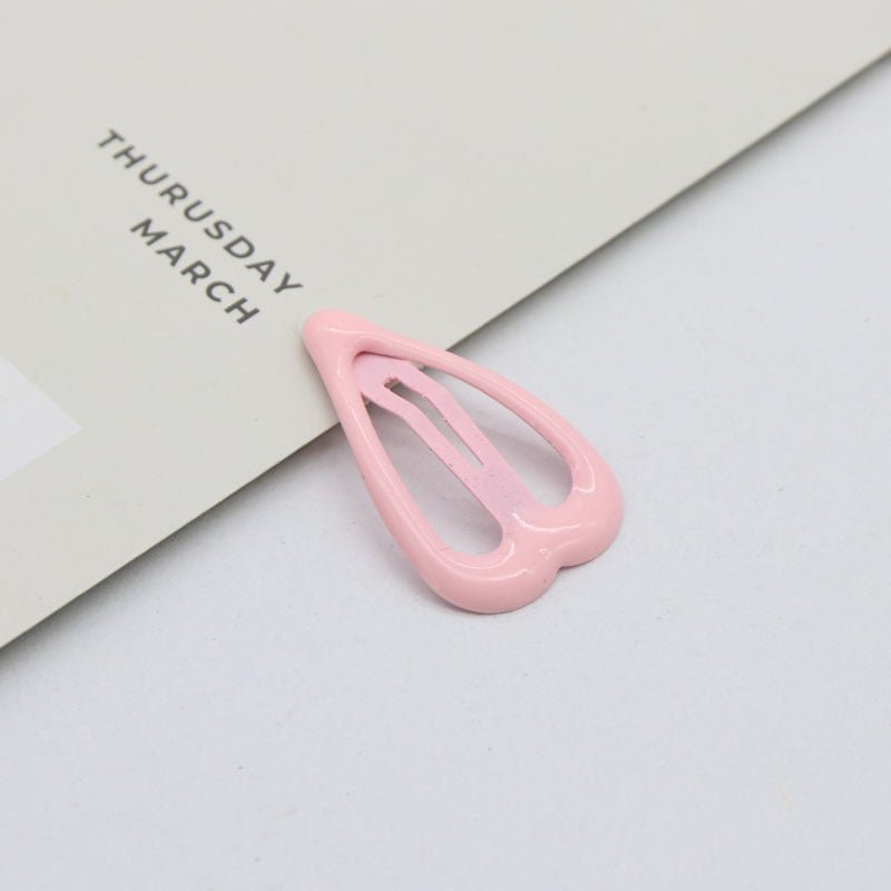 Oil Dripping Spray Paint Side Clip Bang Clip Love Children's Hair Accessories - Mode & More