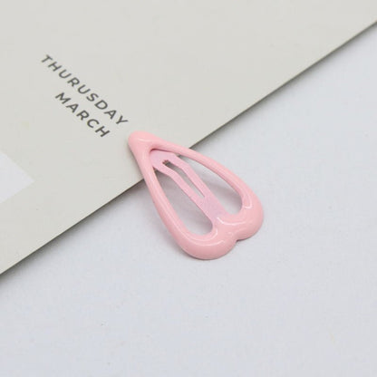 Oil Dripping Spray Paint Side Clip Bang Clip Love Children's Hair Accessories - Mode & More