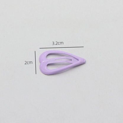 Oil Dripping Spray Paint Side Clip Bang Clip Love Children's Hair Accessories - Mode & More