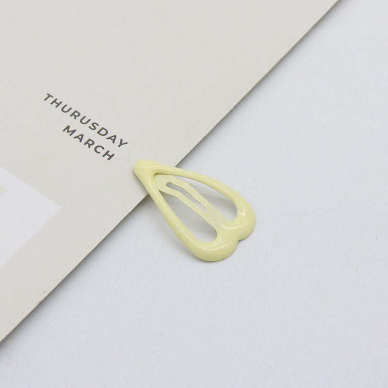 Oil Dripping Spray Paint Side Clip Bang Clip Love Children's Hair Accessories - Mode & More