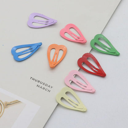 Oil Dripping Spray Paint Side Clip Bang Clip Love Children's Hair Accessories - Mode & More