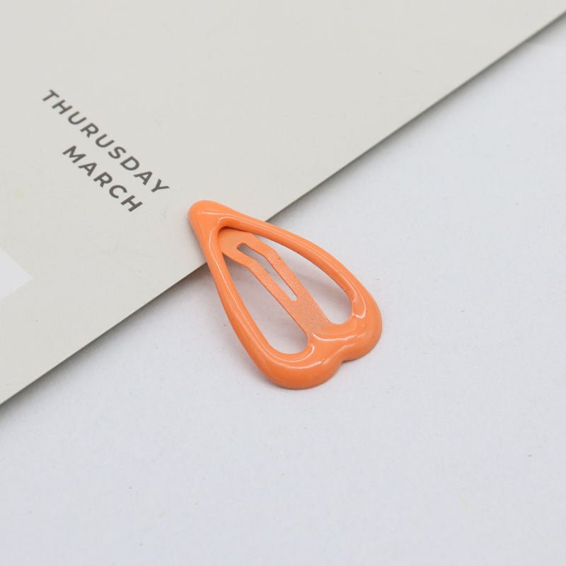 Oil Dripping Spray Paint Side Clip Bang Clip Love Children's Hair Accessories - Mode & More